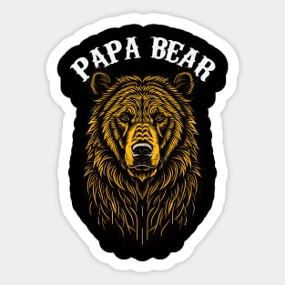 Papa Bear Sticker